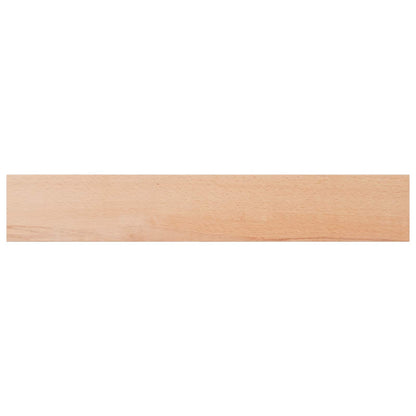 vidaXL Window Sills 2 pcs Natural 100 x 20 x 2 cm Solid Beech Wood 4