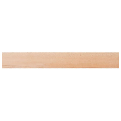 vidaXL Window Sills 2 pcs Natural 110 x 20 x 2 cm Solid Beech Wood 4