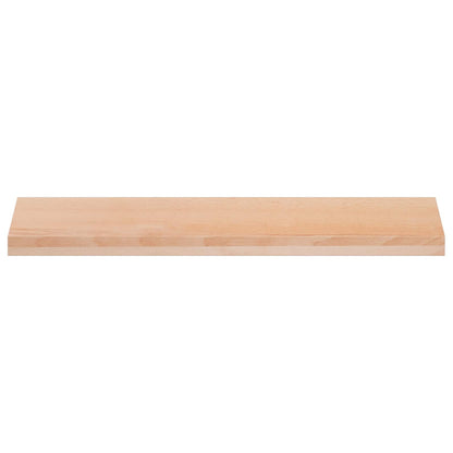 vidaXL Window Sills 2 pcs Natural 100 x 25 x 2 cm Solid Beech Wood 2