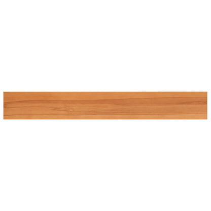 vidaXL Window Sills 2 pcs Light Brown 110 x 15 x 2 cm Solid Beech Wood 4