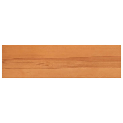 vidaXL Window Sills 2 pcs Light Brown 90 x 25 x 2 cm Solid Beech Wood 6