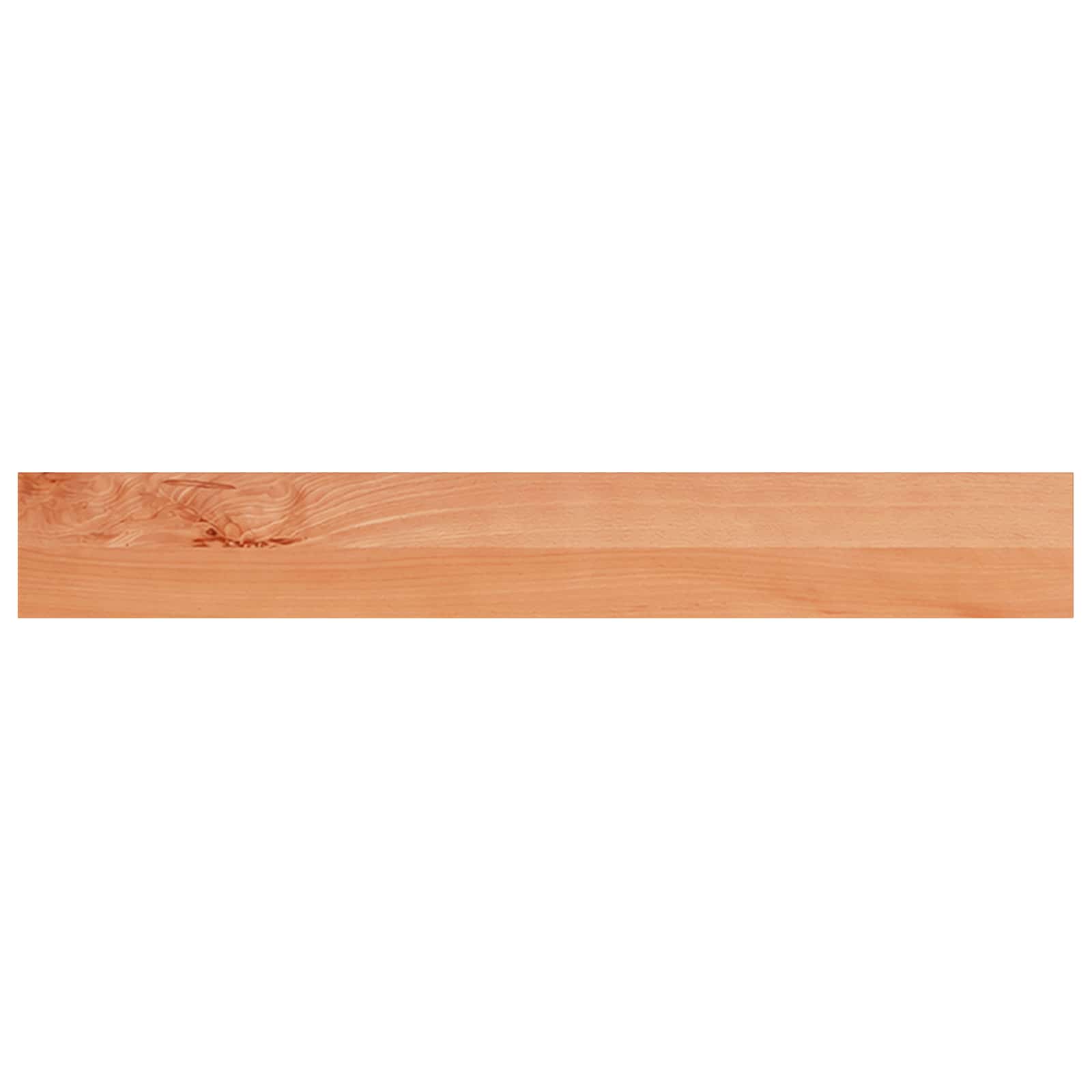vidaXL Window Sills 2 pcs Varnished 110 x 15 x 2 cm Solid Beech Wood 4