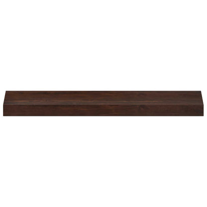 vidaXL Window Sills 2 pcs Dark Brown 80x 20 x 2 cm Solid Beech Wood 2