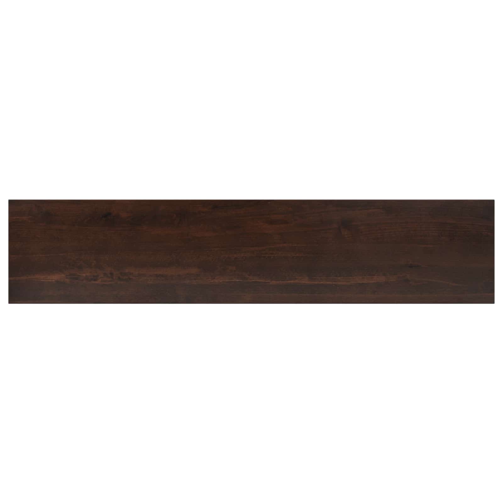 vidaXL Window Sills 2 pcs Dark Brown 80x 20 x 2 cm Solid Beech Wood 4