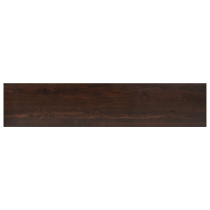 vidaXL Window Sills 2 pcs Dark Brown 80x 20 x 2 cm Solid Beech Wood 4