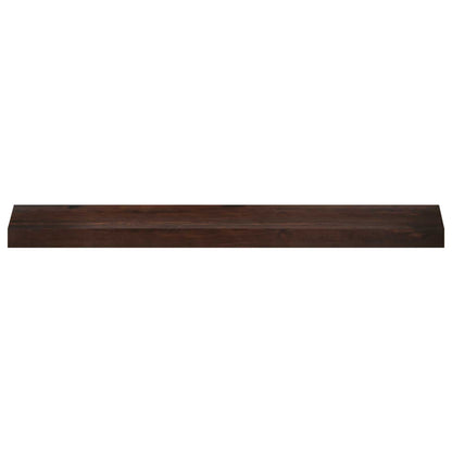 vidaXL Window Sills 2 pcs Dark Brown 90 x 20 x 2 cm Solid Beech Wood 2