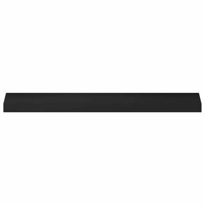 Window Sills 2 pcs Solid Beech Wood Depth 15 cm Black 100 cm