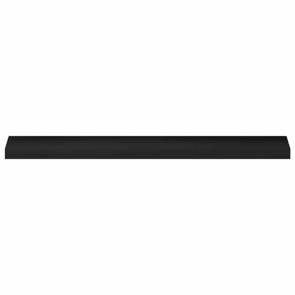 Window Sills 2 pcs Black Solid Beech Wood