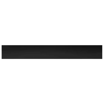 Window Sills 2 pcs Black Solid Beech Wood