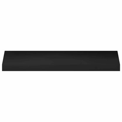 vidaXL Window Sills 2 pcs Black 70 x 25 x 2 cm Solid Beech Wood 3