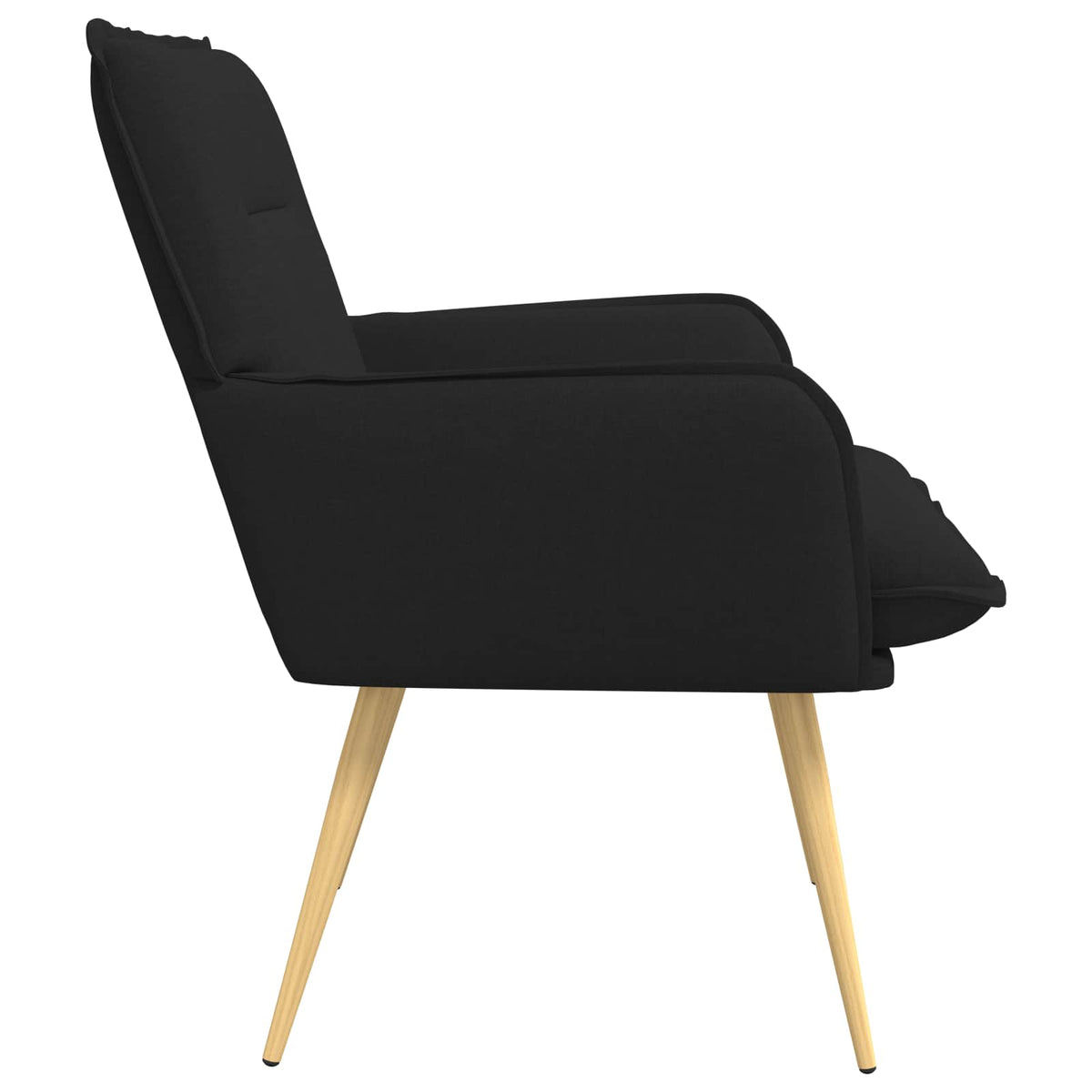 Armchair Fabric Black
