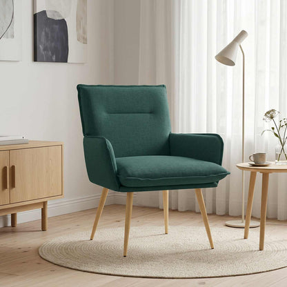 Armchair Fabric Dark green