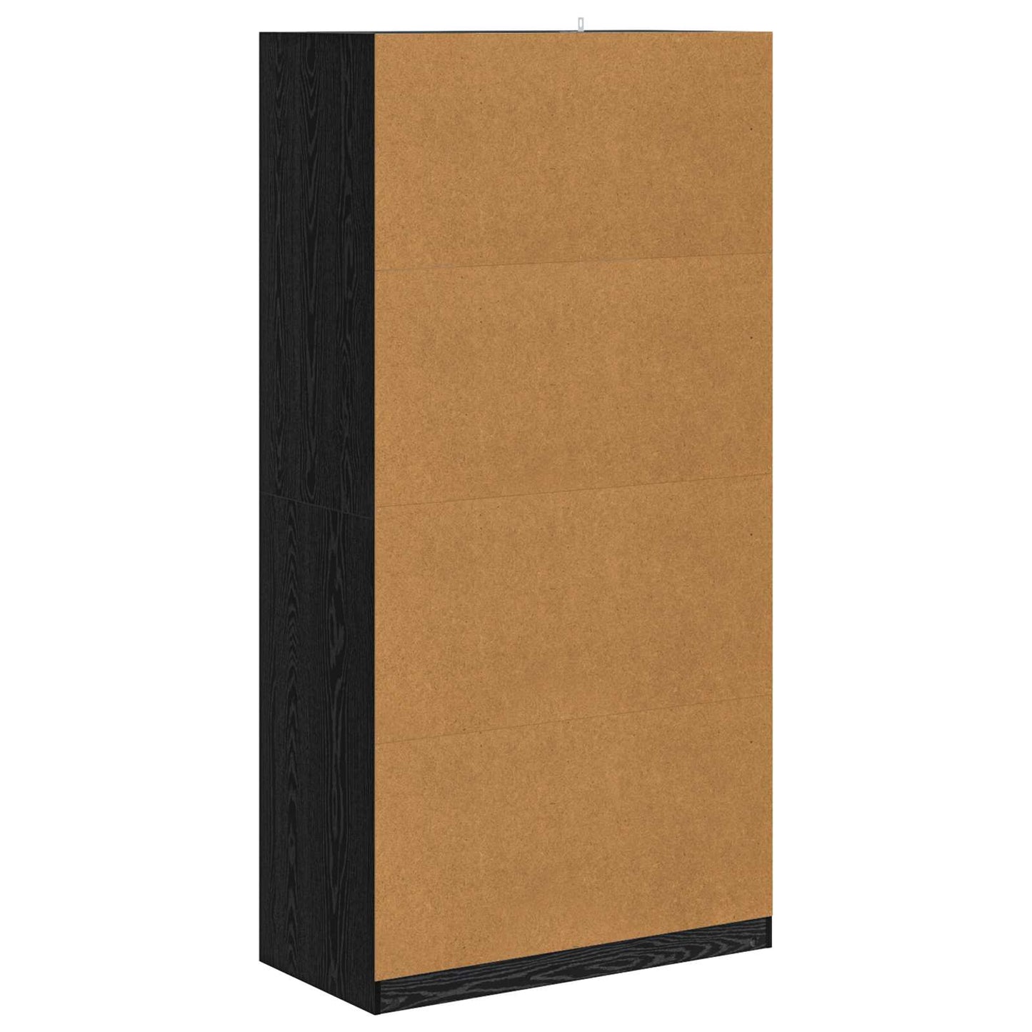 vidaXL Wardrobe Black oak 100 x 50 x 200 cm Engineered Wood 6