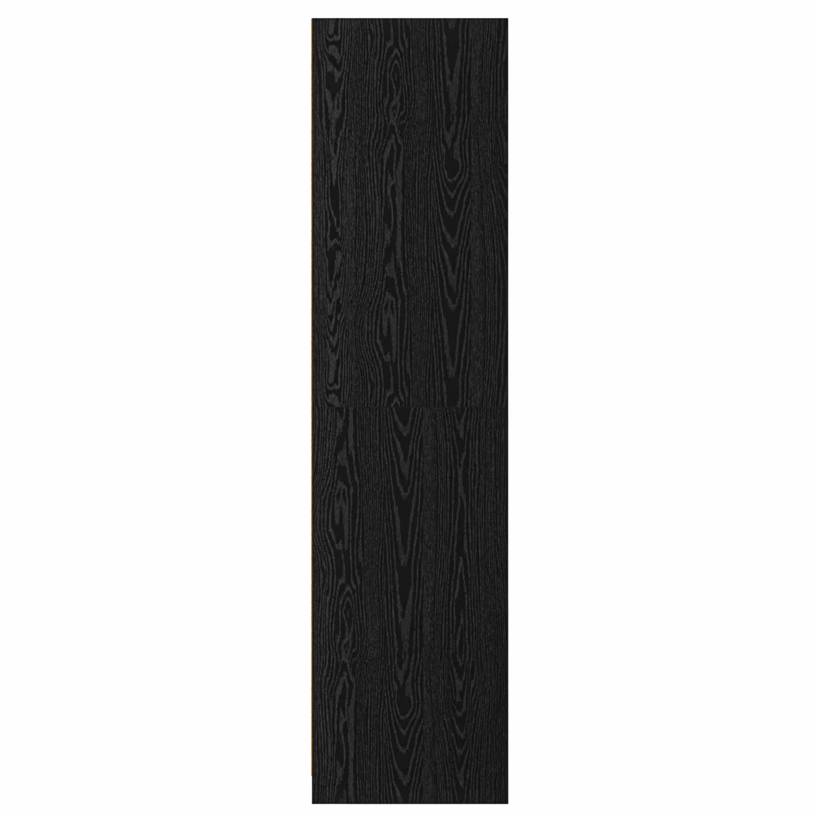 vidaXL Wardrobe Black oak 100 x 50 x 200 cm Engineered Wood 5