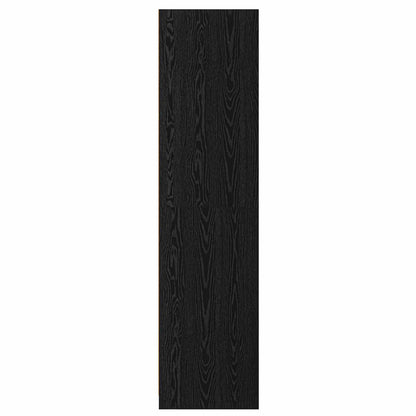 vidaXL Wardrobe Black oak 100 x 50 x 200 cm Engineered Wood 5