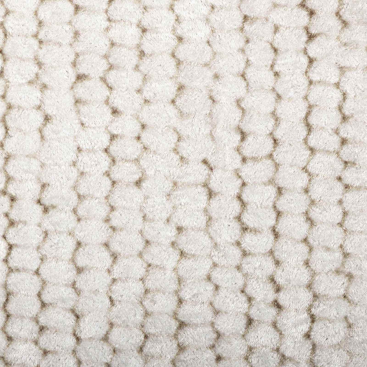 vidaXL Rug Cream 100 x 250 cm 100% Polyester 3 mm Washable 5
