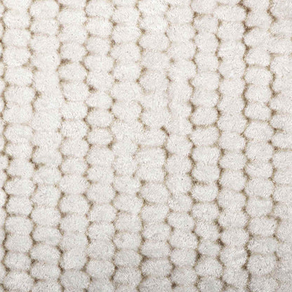 vidaXL Rug Cream 100 x 250 cm 100% Polyester 3 mm Washable 5