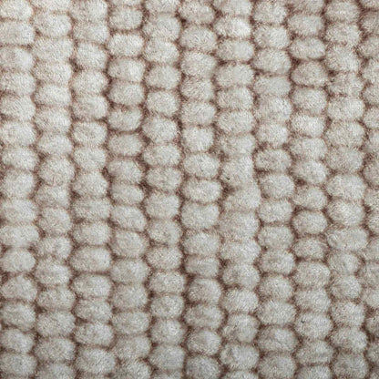 vidaXL Rug Beige 100 x 250 cm 100% Polyester 3 mm Washable 5