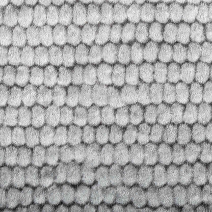 vidaXL Rug Grey 100 x 250 cm 100% Polyester 3 mm Washable 5