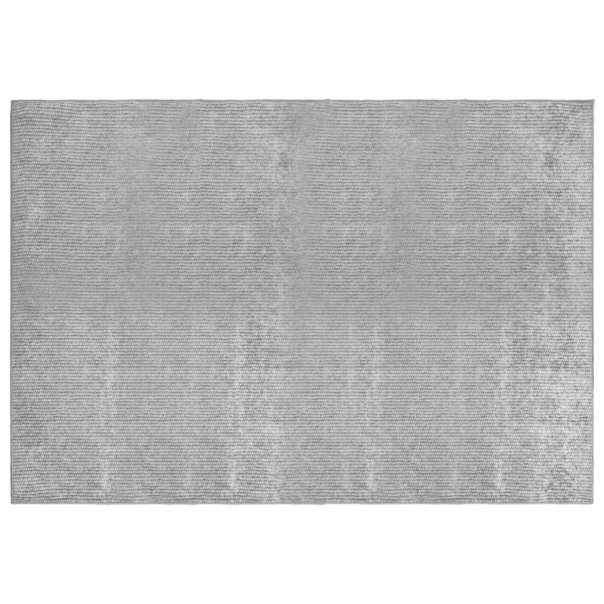 Rug 100% Polyester 3 mm Washable Grey 50 x 100–160 x 230 cm 160 x 230 cm