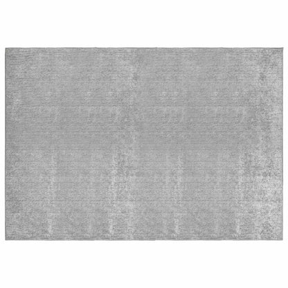 Rug 100% Polyester 3 mm Washable Grey 50 x 100–160 x 230 cm 160 x 230 cm