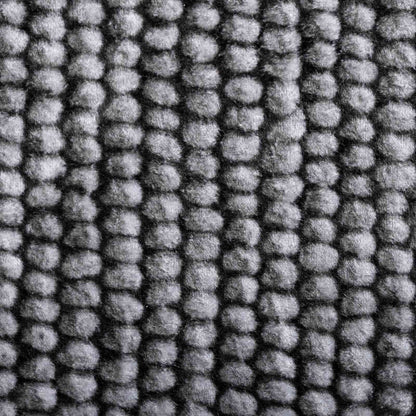 vidaXL Rug Anthracite 100 x 250 cm 100% Polyester 3 mm Washable 5