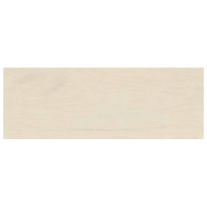 vidaXL Stair Tread 2 pcs 80 x 30 x 2 cm White Solid Oak Wood 5