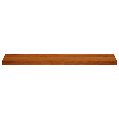 vidaXL Stair Tread 2 pcs 110 x 25 x 2 cm Brown Solid Oak Wood 3