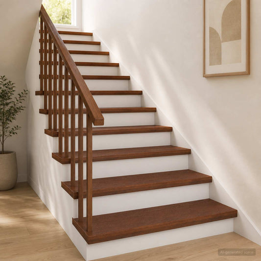 Stair Tread Solid Oak Wood Depth 30 cm 12 pcs Dark Brown 70 cm