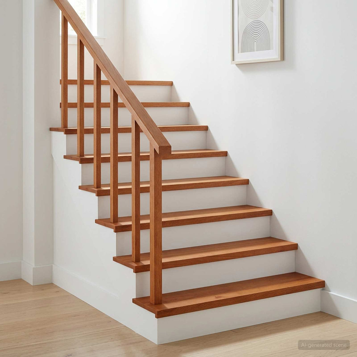 Stair Tread Solid Oak Wood Depth 25 cm 20 pcs Brown 110 cm