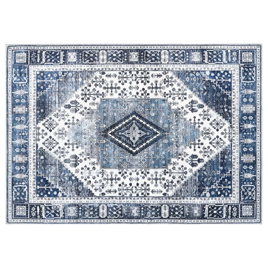vidaXL Rug ORIZ Dark Blue 160 x 230 cm 100% Polyester 2