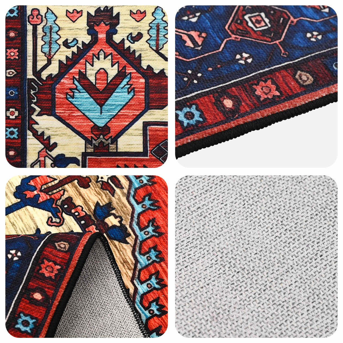 Rug ORIZ 100% Polyester Width 200 cm Red
