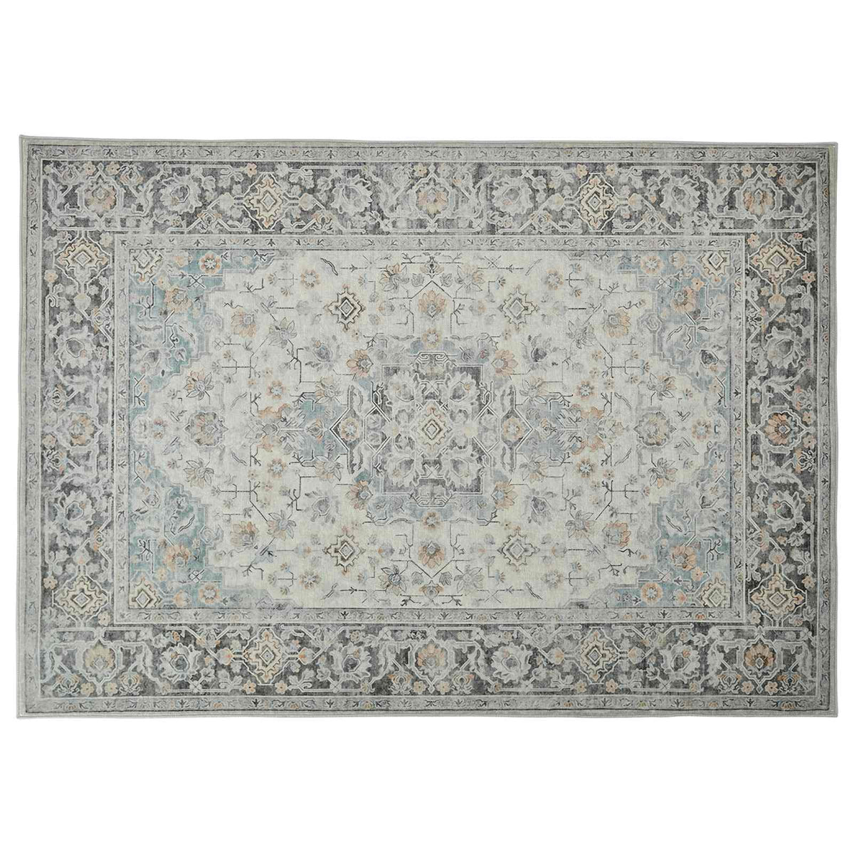 vidaXL Rug ORIZ Cream 160 x 230 cm 100% Polyester 2