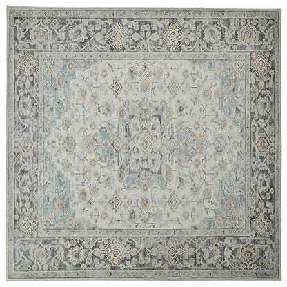 Rug ORIZ 100% Polyester Width 200 cm Cream