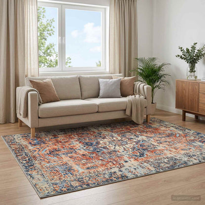 vidaXL Rug ORIZ 100% Polyester Width 200 cm