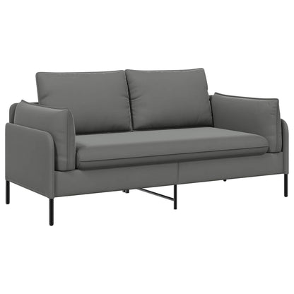 2-Seater Sofa 2-Seater 188 x 81 x 89 cm Velvet 145 cm Dark grey