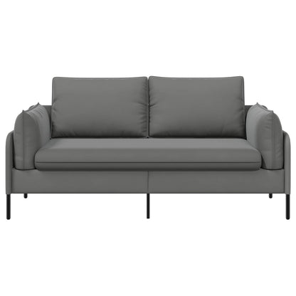 2-Seater Sofa 2-Seater 188 x 81 x 89 cm Velvet 145 cm Dark grey