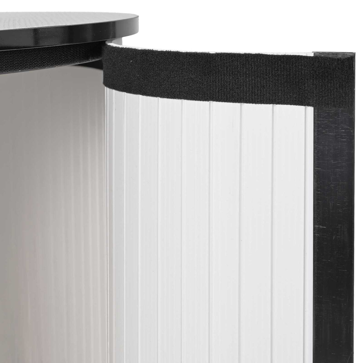 Trade Show Counter Ø 60 x 93 cm Black and white