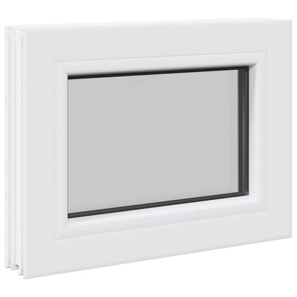 vidaXL Cellar Window Internal Colour White RISOR 35 x 30 cm 3