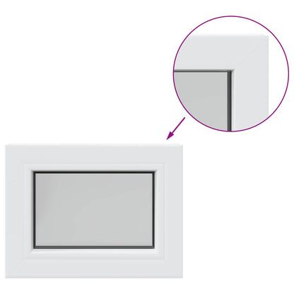 vidaXL Cellar Window Internal Colour White RISOR 40 x 30 cm 2