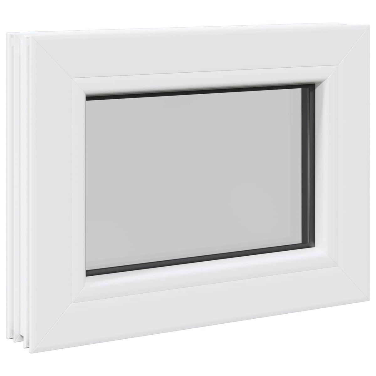 vidaXL Cellar Window Internal Colour White RISOR 40 x 35 cm 3