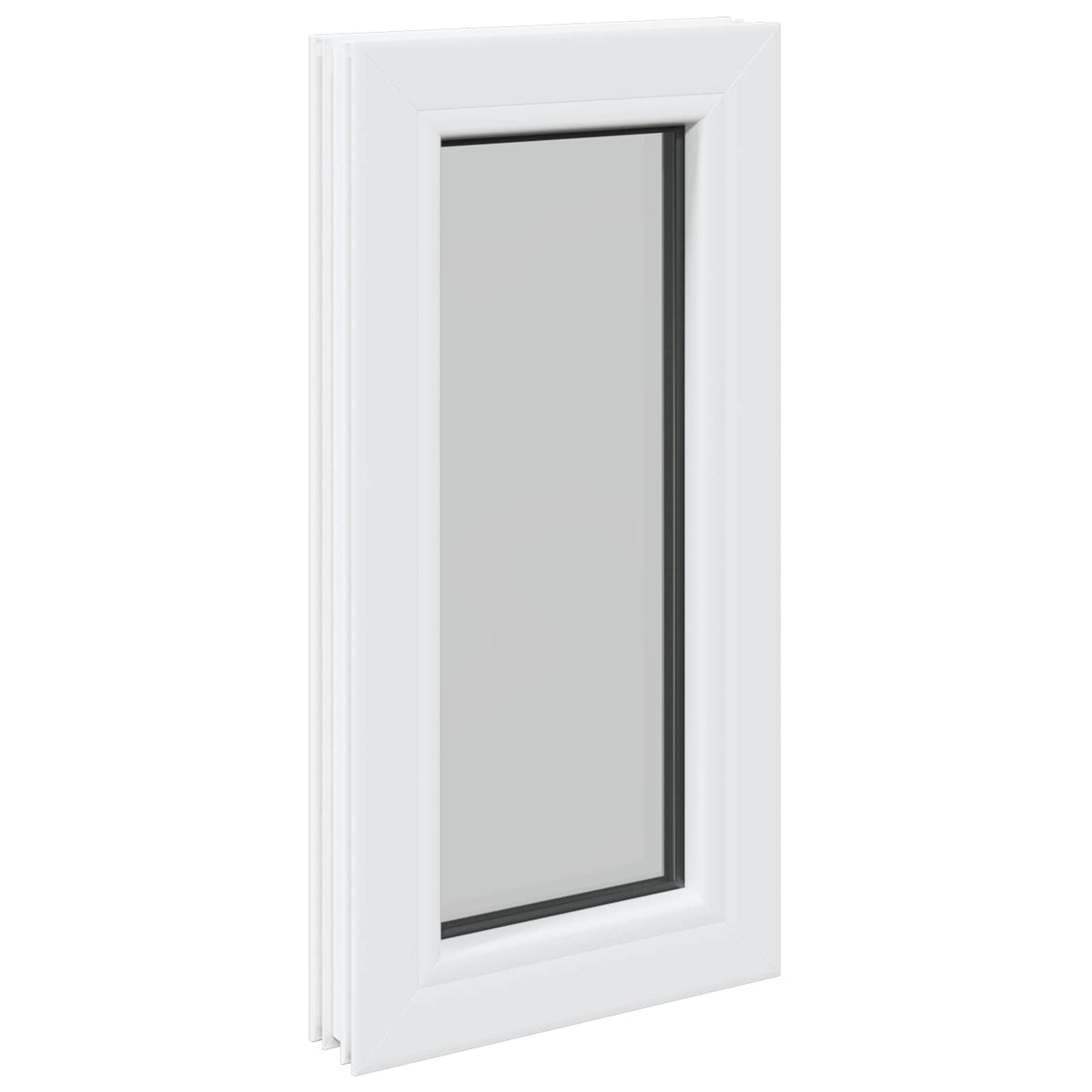 vidaXL Cellar Window Internal Colour White RISOR 30 x 45 cm 3
