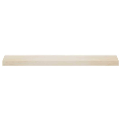 vidaXL Window Sills 2 pcs White 100 x 20 x 2 cm Solid Oak Wood 3