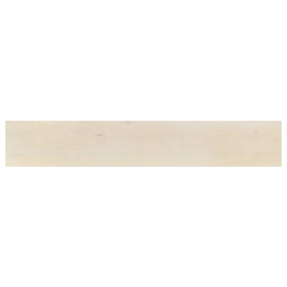 vidaXL Window Sills 2 pcs White 100 x 20 x 2 cm Solid Oak Wood 5