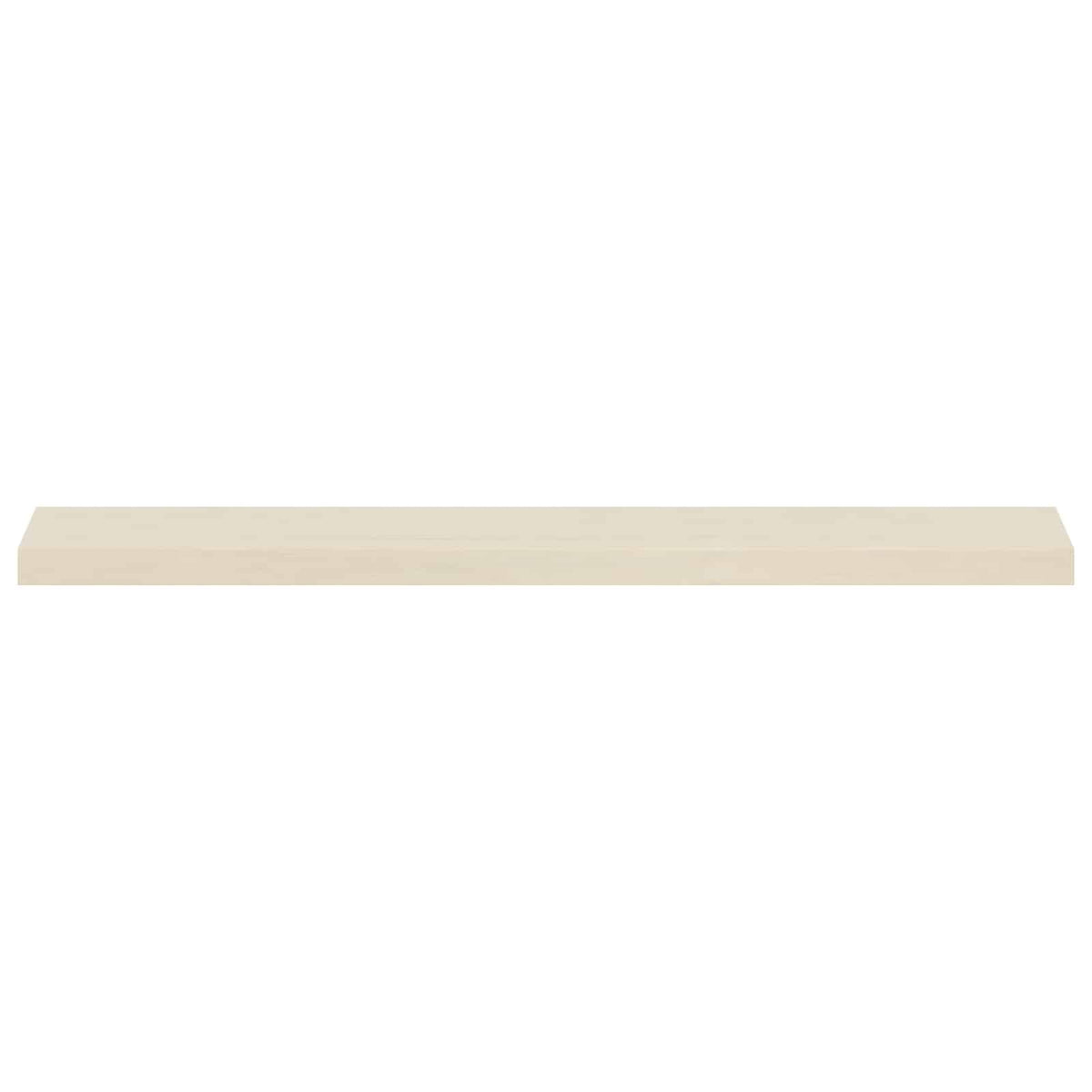 vidaXL Window Sills 2 pcs White 110 x 20 x 2 cm Solid Oak Wood 3