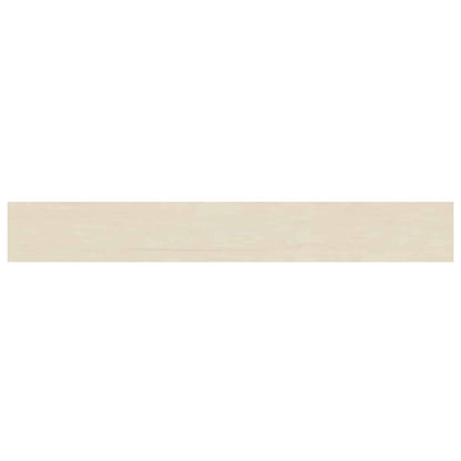 vidaXL Window Sills 2 pcs White 110 x 20 x 2 cm Solid Oak Wood 5