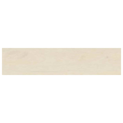 vidaXL Window Sills 2 pcs White 110 x 25 x 2 cm Solid Oak Wood 5