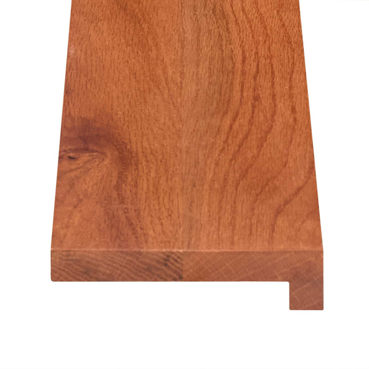 vidaXL Window Sills 2 pcs Brown 80 x 25 x 2 cm Solid Oak Wood 4