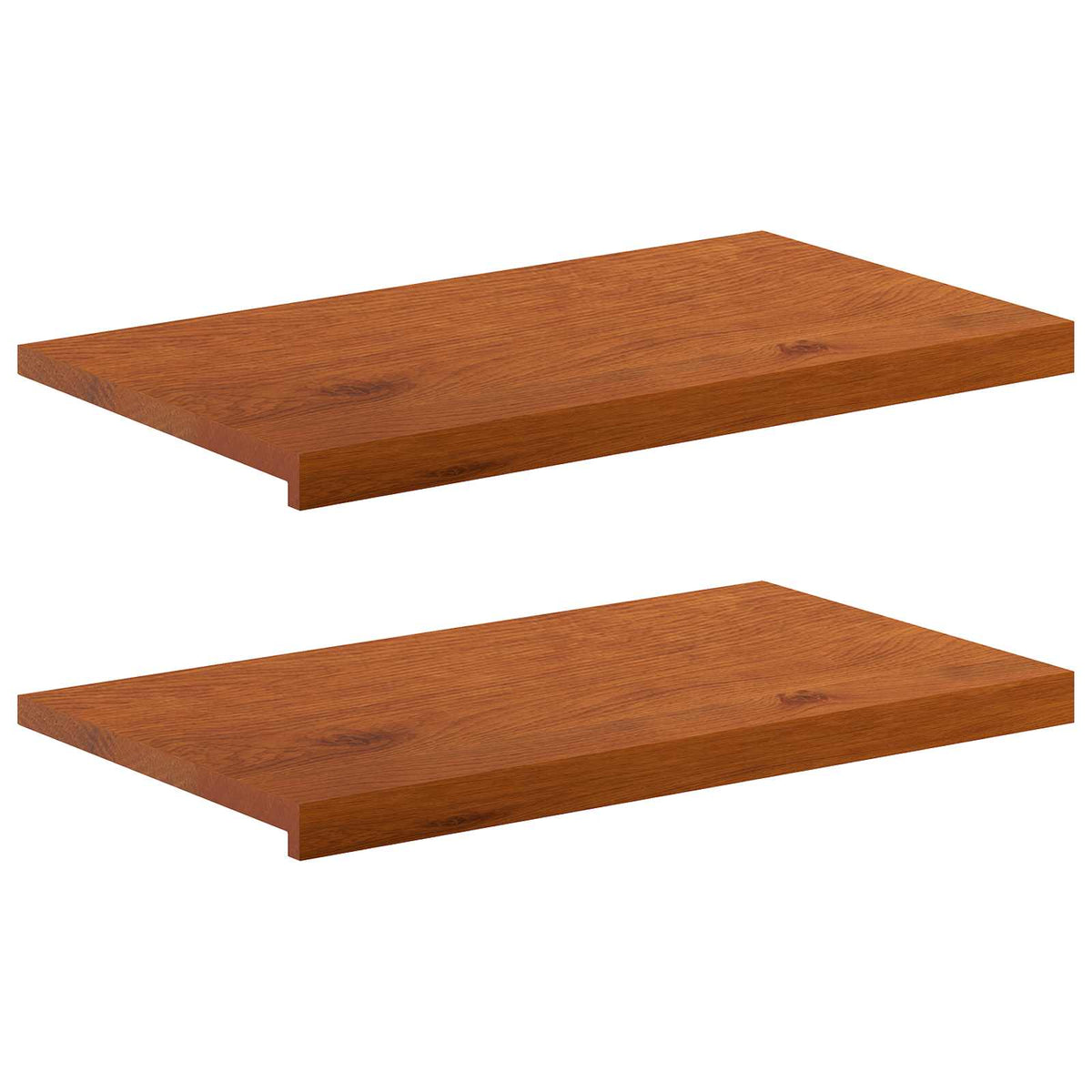 vidaXL Window Sills 2 pcs Brown 70 x 30 x 2 cm Solid Oak Wood 2