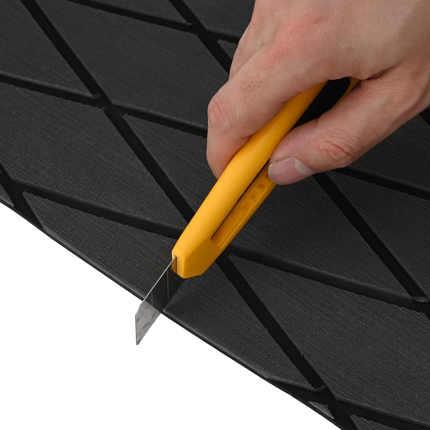 vidaXL Boat Mat Striped Dark Grey and Black 190 x 70 cm EVA 6